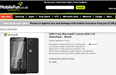 Lumia 650英国零售店提前开订  你能猜到售价多少钱刀吗？